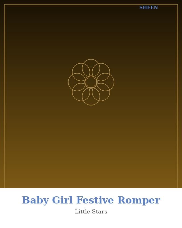 Baby Girl Festive Romper