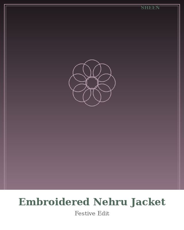 Embroidered Nehru Jacket