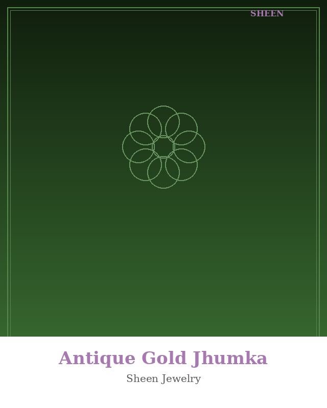 Antique Gold Jhumka