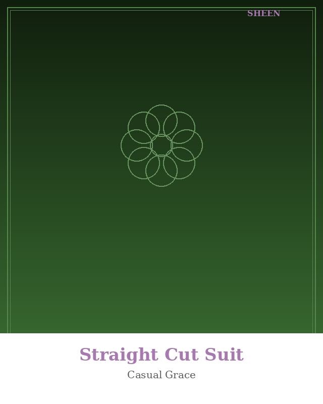 Straight Cut Suit
