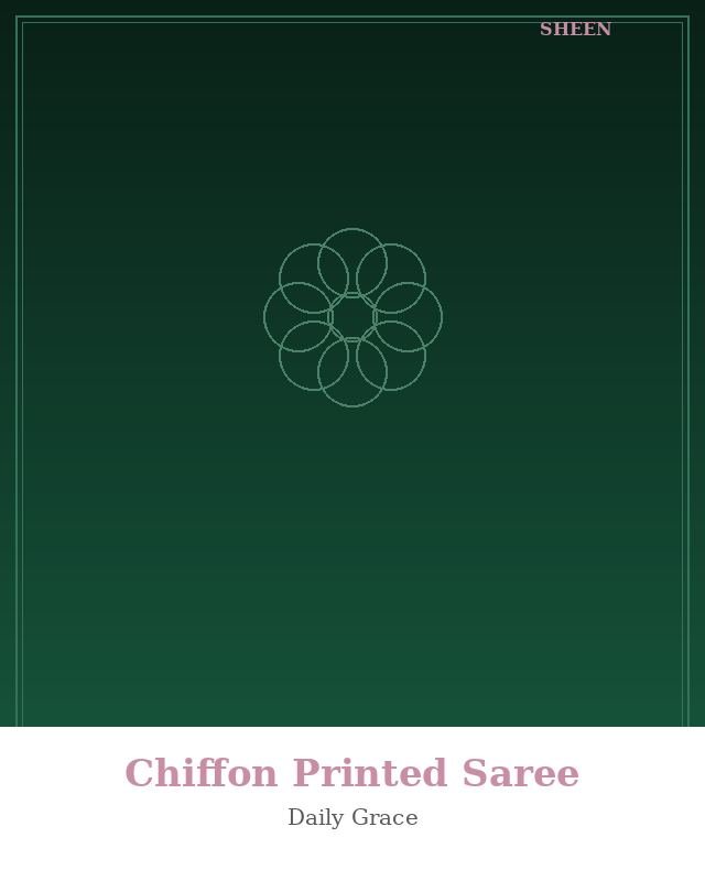 Chiffon Printed Saree