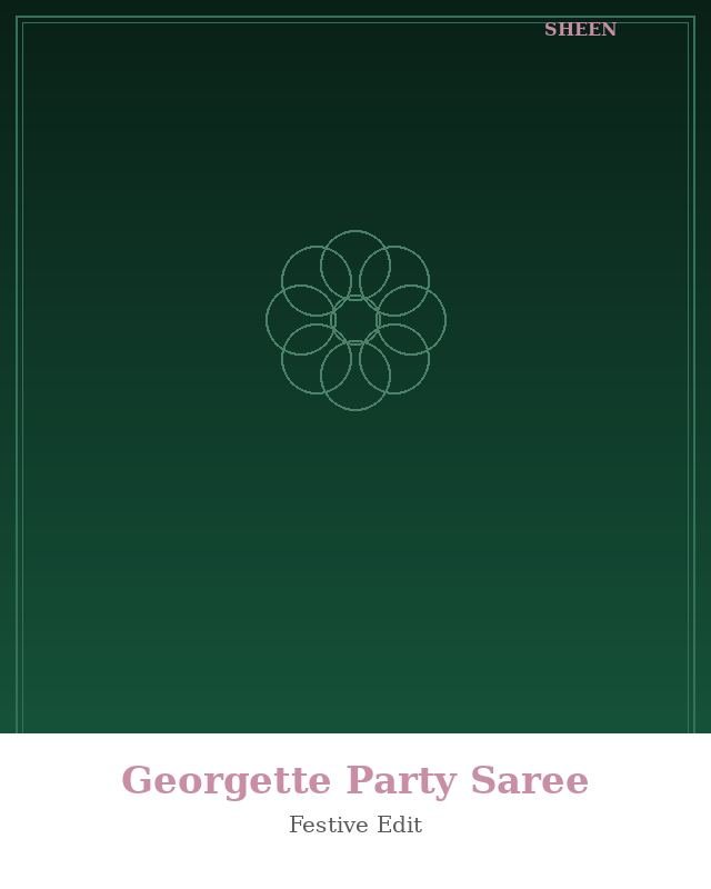 Georgette Party Saree